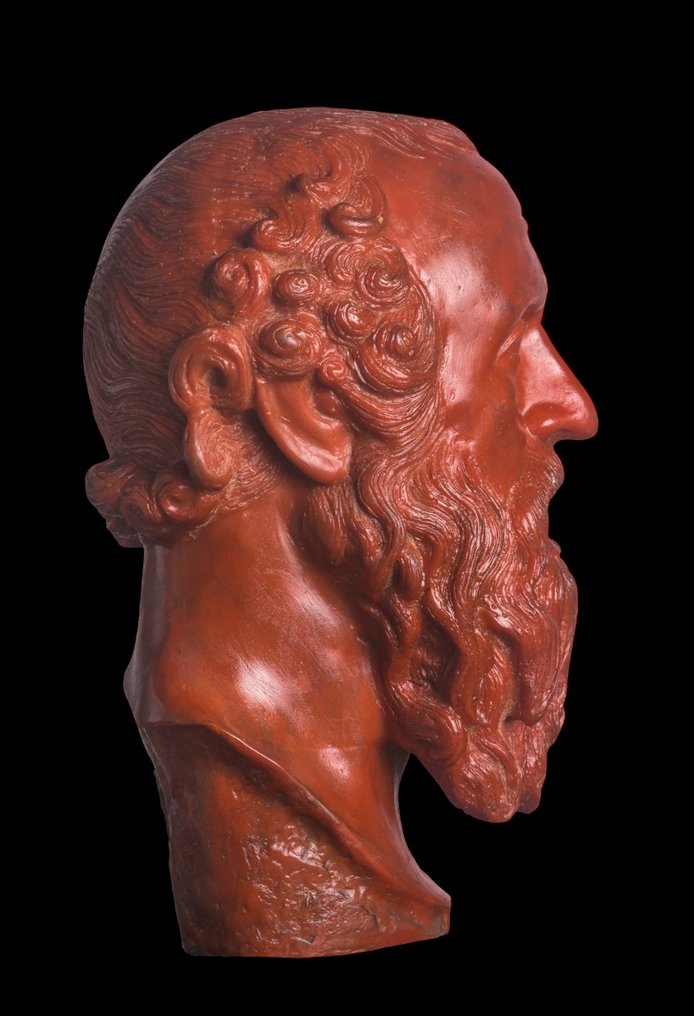 Escultura, Teata di socrate - 26 cm - Cera #1.0