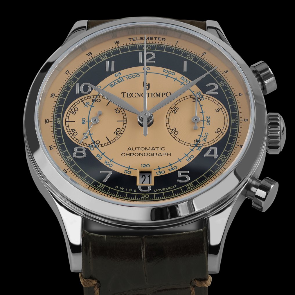 Tecnotempo - Automatic Chronograph - "TelemetriX" - Swiss Movt - Limited Edition - Ingen reservasjonspris - TT.TL.CHB - Herre - 2020+ #3.2