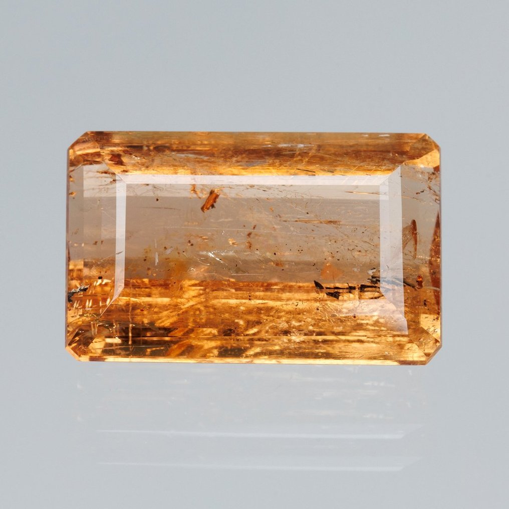 No Reserve Price 1 pcs Orange Topaz 15.59 ct Antwerp Laboratory for Gemstone Testing ALGT auction online Catawiki