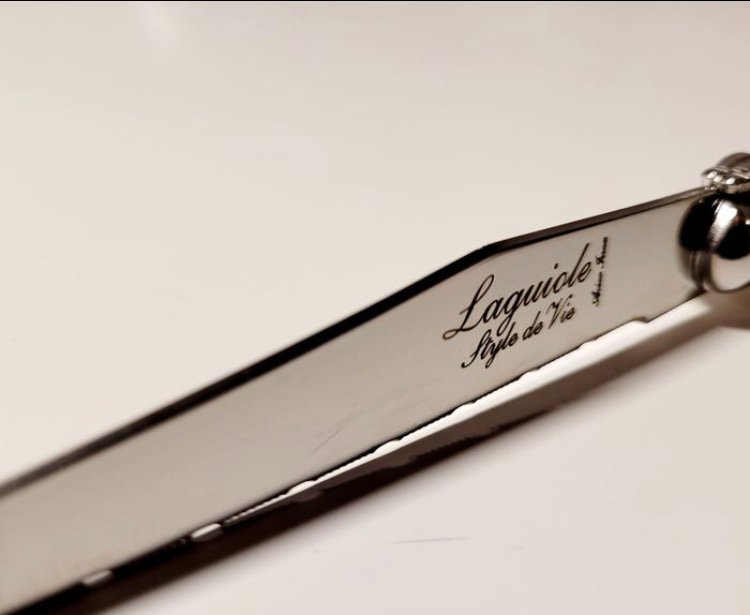 Laguiole - Style de Vie - Ensemble de couteaux de table - 12 couteaux à steak Laguiole (brun) avec certificat d'authenticité - Acier (inoxydable), ABS #1.0