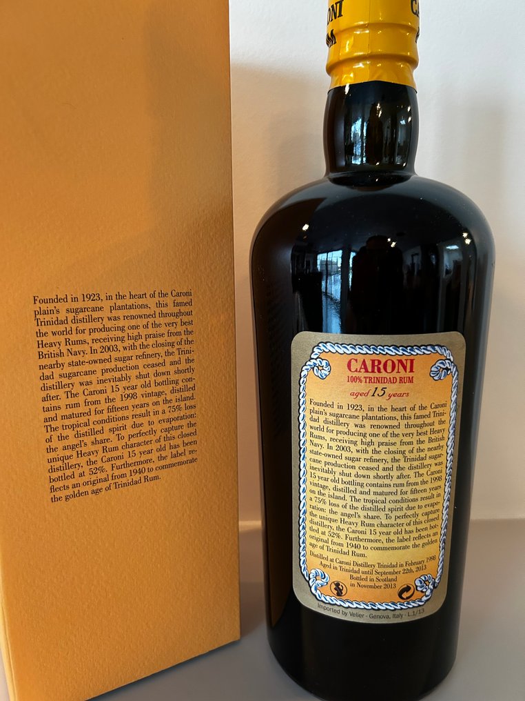 Caroni 1998 15 years old Velier - Extra Strong 104° Proof - b. 2013 - 70cl #4.3
