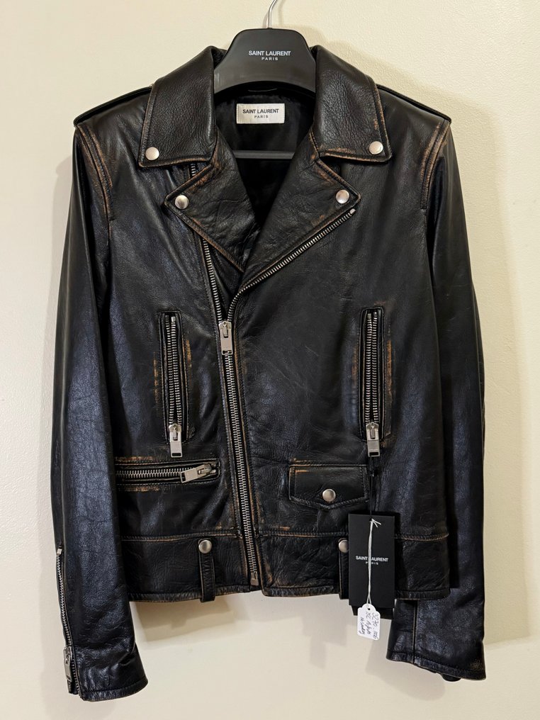 Saint laurent perfecto leather jacket cheap