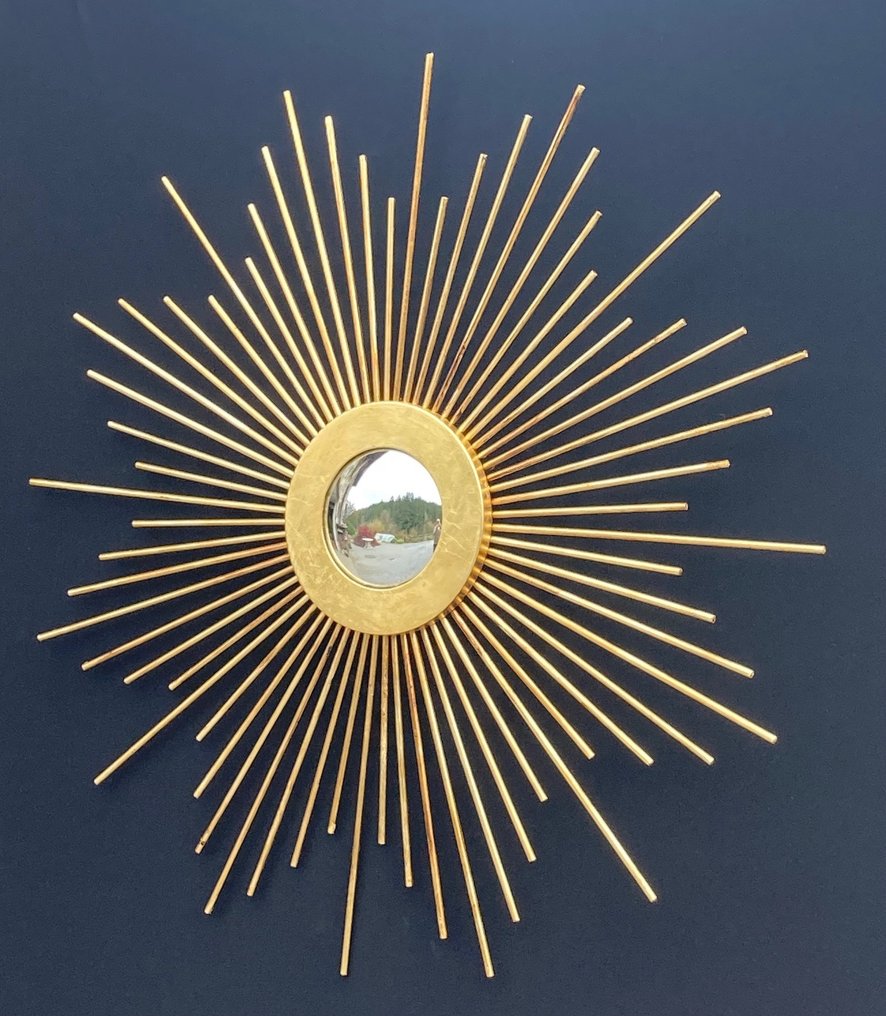 Berthier - Tükör- CONVESSO olasz gyártmányú fa keret - Fa, Üveg - konvex tükör #1.0