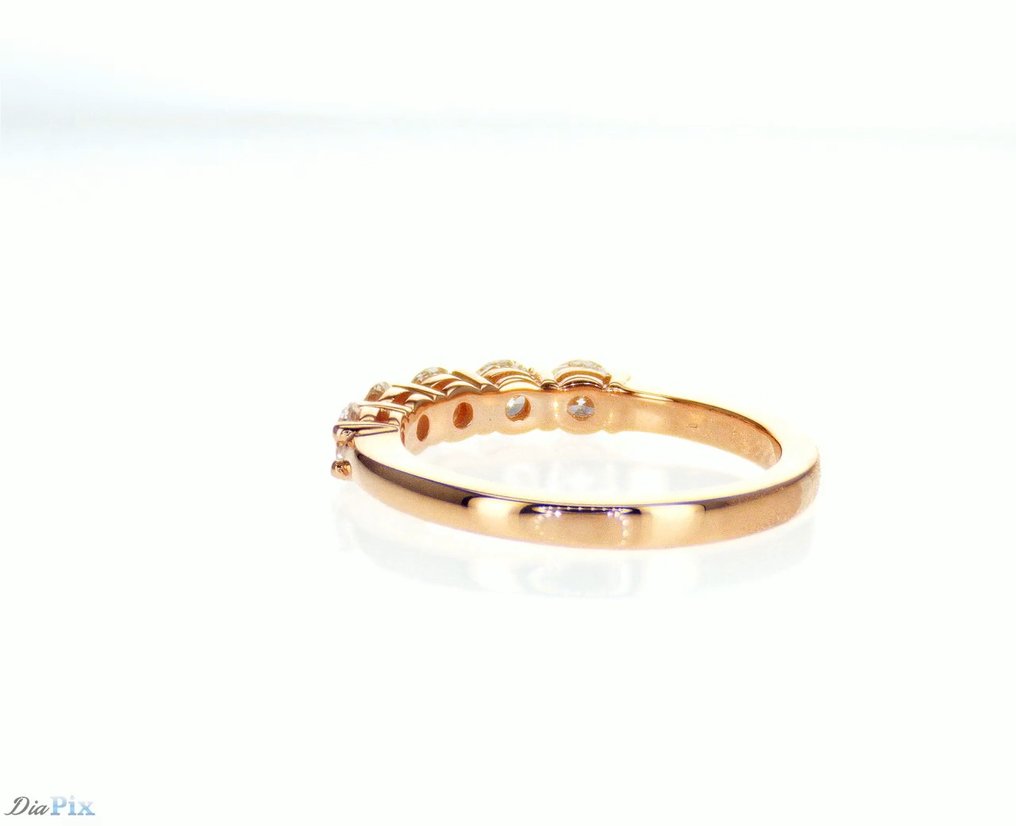 Eeuwigheidsring - 14 karaat Roségoud - 1.02ct. tw. Diamant (Natuurlijk) #4.3