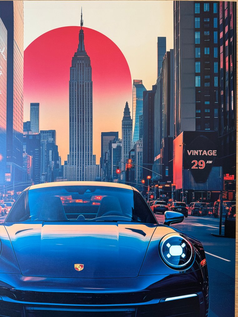 Anonymous - Poster decorativo- New York-offset- POLLUX-timbrato a secco #2.1