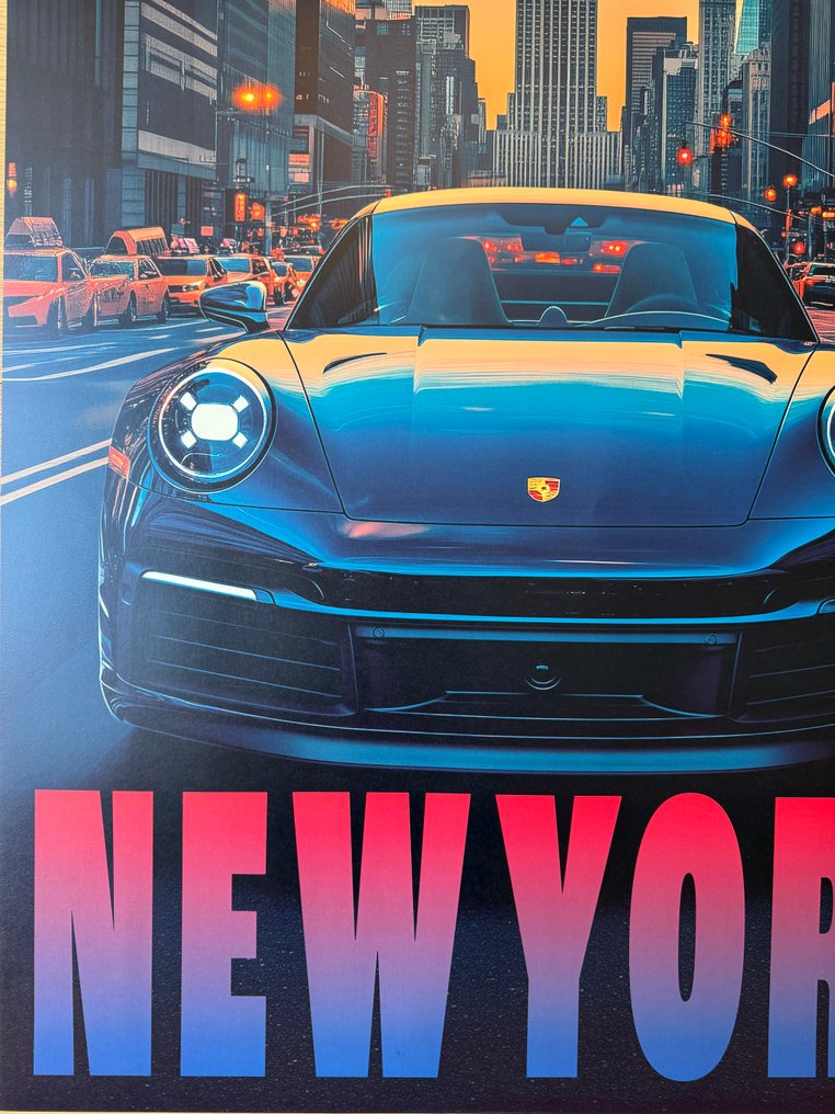 Anonymous - Poster decorativo- New York-offset- POLLUX-timbrato a secco #4.3