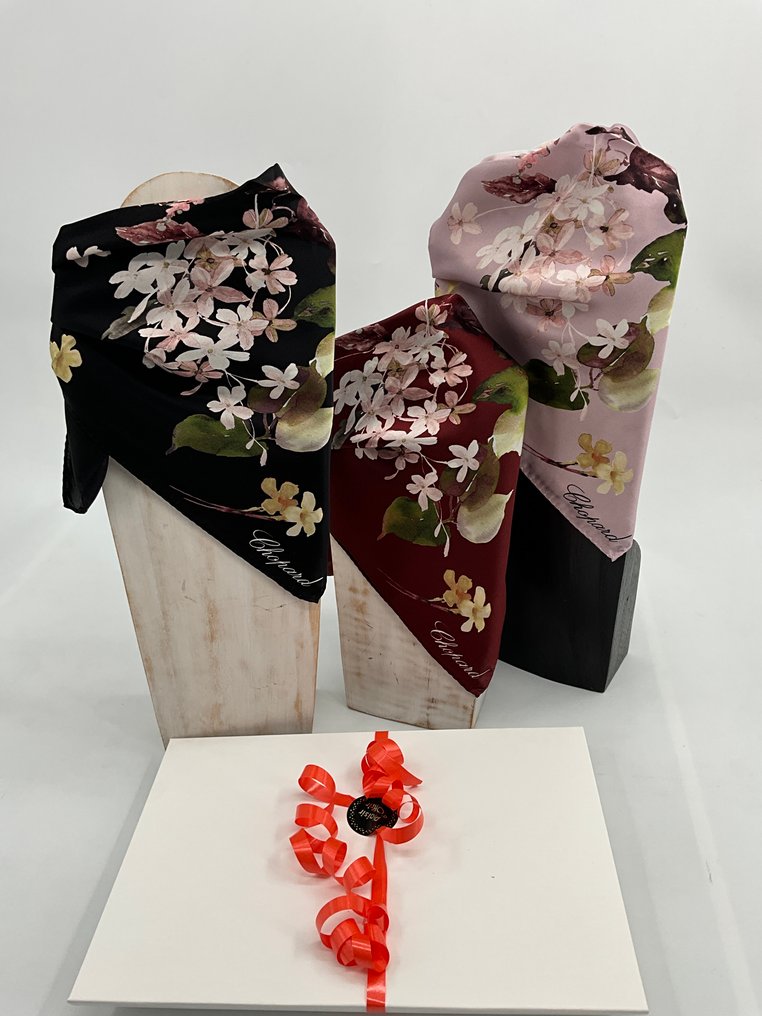 Chopard - LOT DE 3 Gavroches Soie / Cadeaux luxe - Scarf #1.0