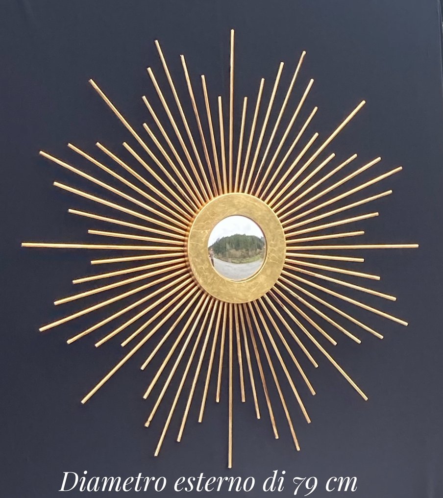 Berthier - Tükör- CONVESSO olasz gyártmányú fa keret - Fa, Üveg - konvex tükör #2.1