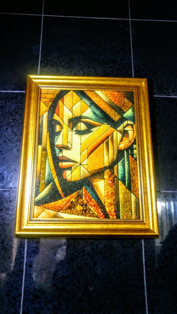 Baltic Amber mosaic - Picture - New collection - Amber - 48 cm - 38 cm #1.0