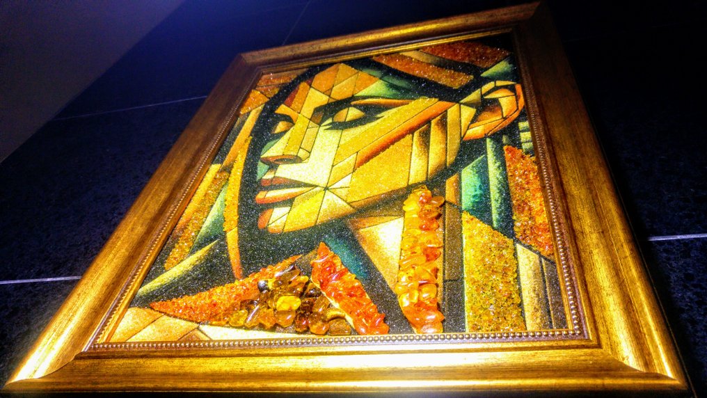 Baltic Amber mosaic - Picture - New collection - Amber - 48 cm - 38 cm #3.2