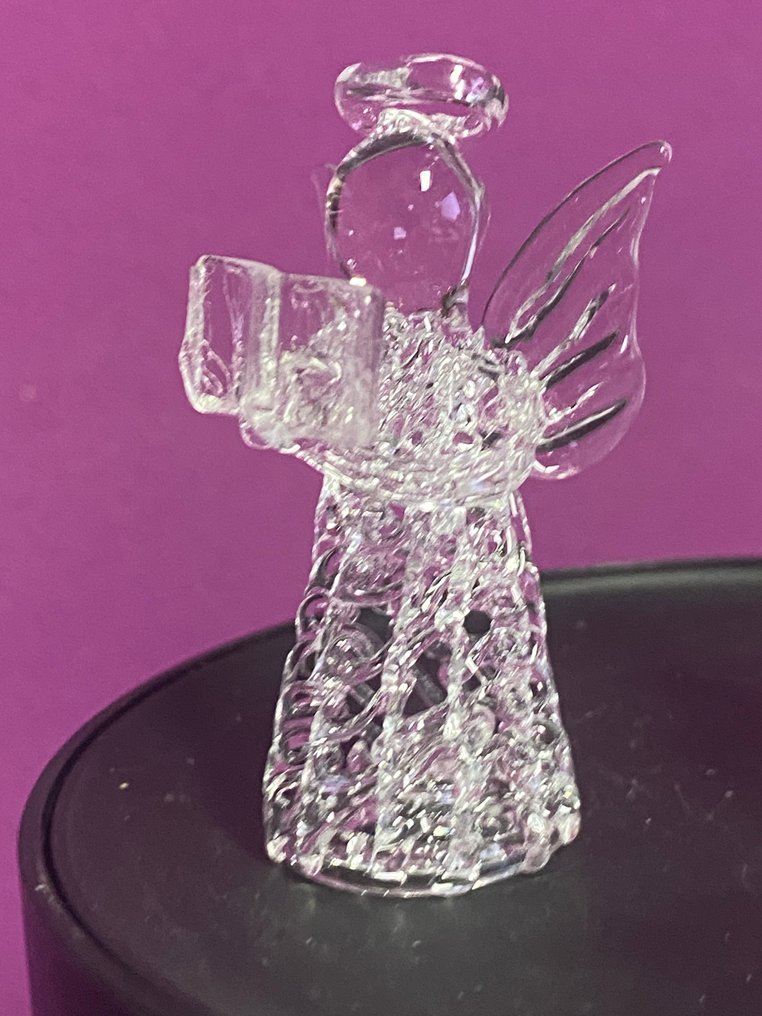 4 engeltjes van transparant glas - Statuetta - glazen engeltjes (4) - Vetro #2.1