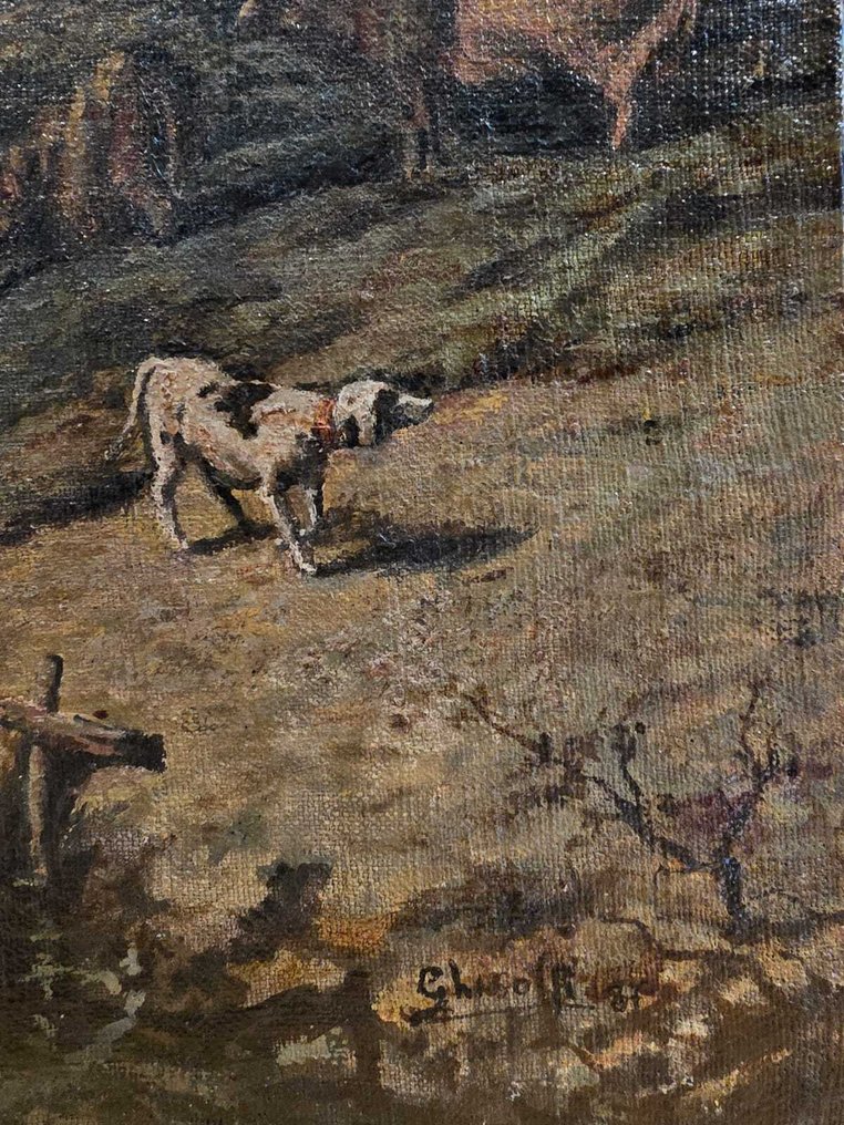 Enrico Ghisolfi (1837-1918) - Paesaggio #3.2