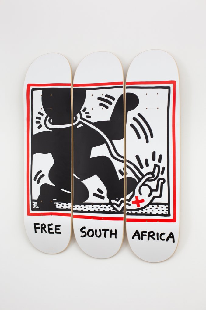 Keith Haring (after) - Free South Africa #1.0