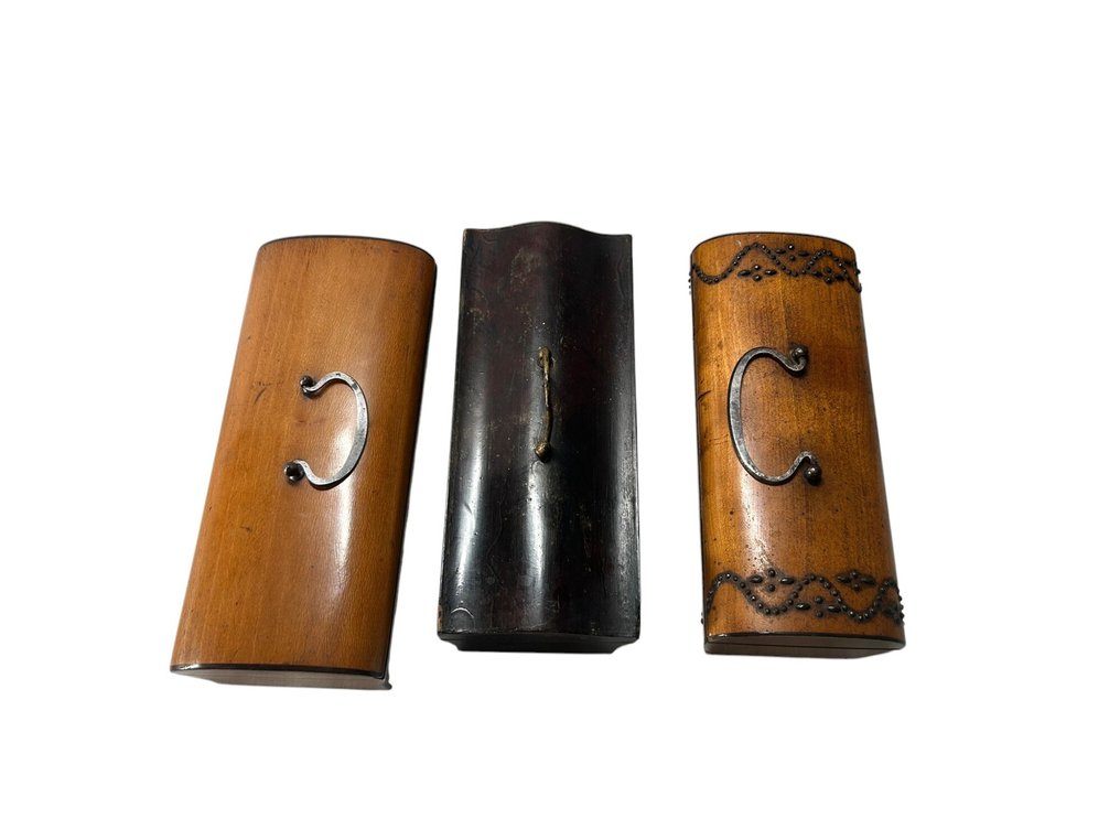 Boîte (3) - Bois, Laiton, nacre - boite à gants XIXe #2.1