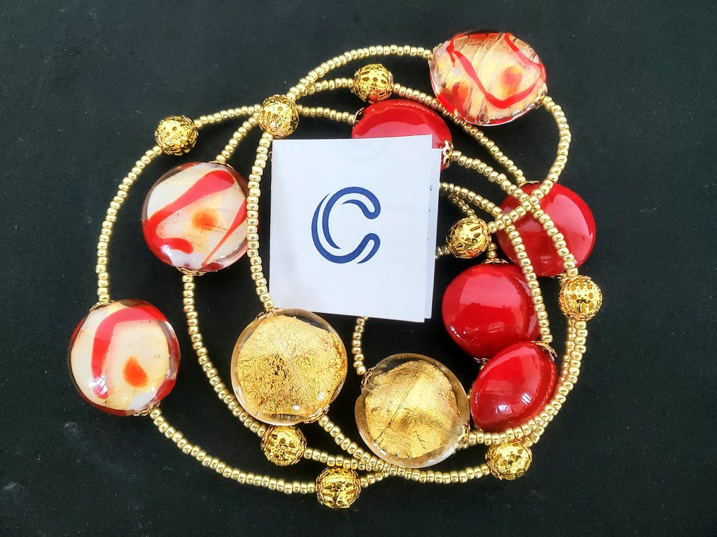 24 carats - Or jaune, Murano - Collier #1.0