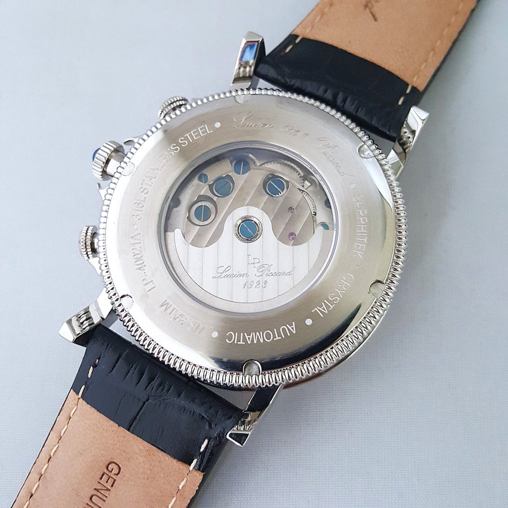 Lucien Piccard - Calendar - Automatic - 35 Jewels - Open Heart - Men - New - No Reserve Price - Men - 2025 #4.3