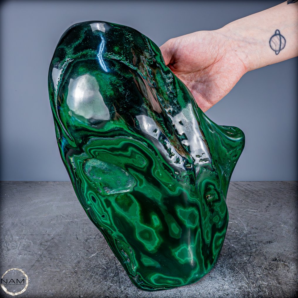 Natural Polished Malachite Polished- 6708.86 g #4.3