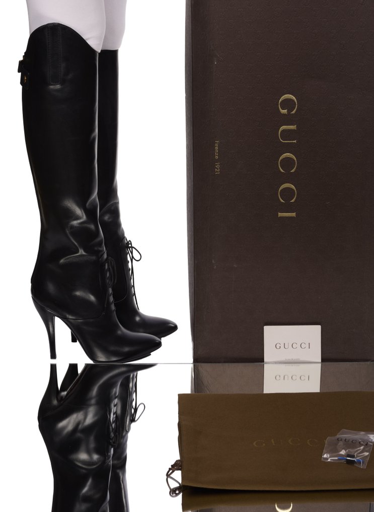 Gucci - Kozaki do kolan - Rozmiar: EU 38.5 - Nowe w pudełku #1.0