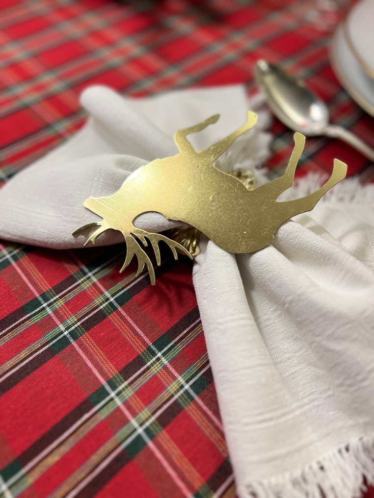 美丽的圣诞桌布，适合大型餐桌。经典苏格兰风格装饰。 - 桌布  - 250 cm - 140 cm #4.3