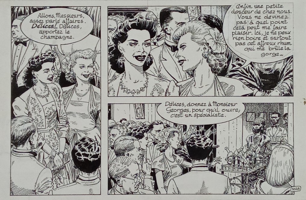 Auclair, Claude - 1 Original page - Le Sang des flamboyants - 1984 #2.1