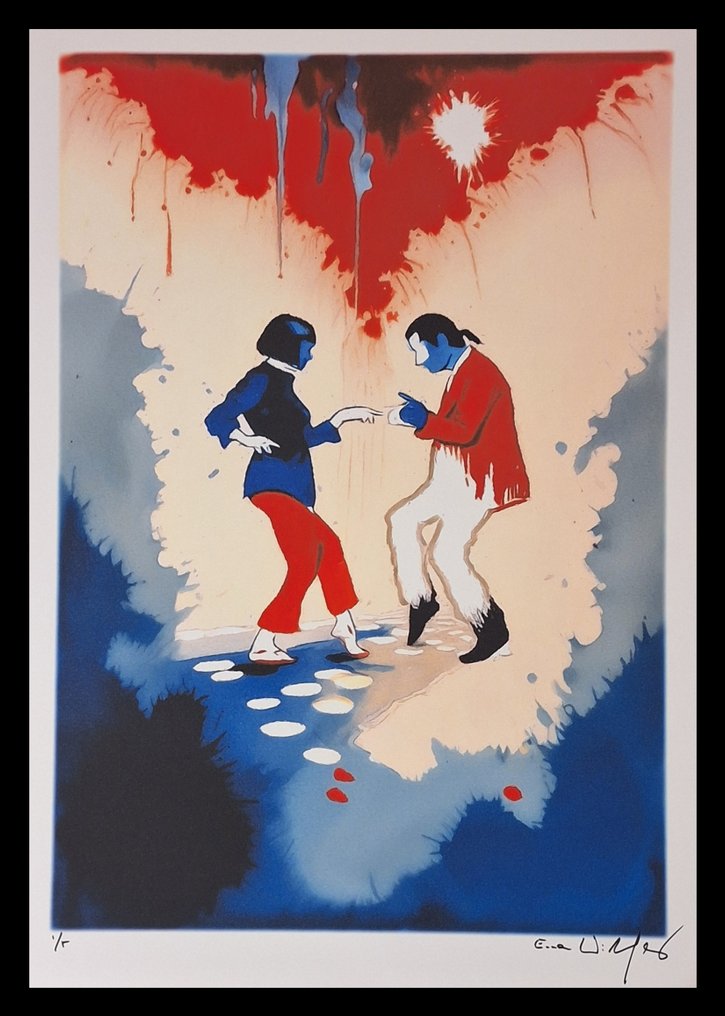 Pulp Fiction - Diptychon - watercolor edition by Emma Wildfang - Large size #3.2