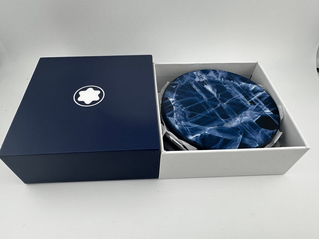 MONTBLANC - MONTBLANC - 杯垫 (4) - 冰川 - 金属 & 软木 #1.0