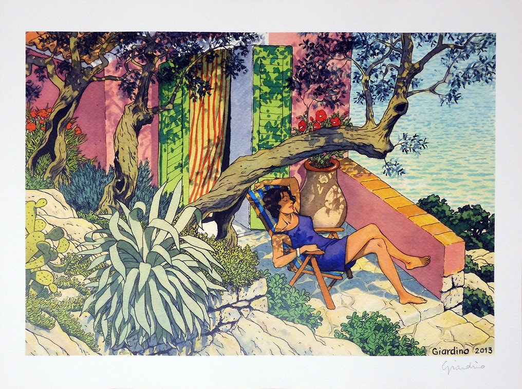 Giardino, Vittorio - 1 Offset Print - Giardino - Liguria - 2023 #1.0