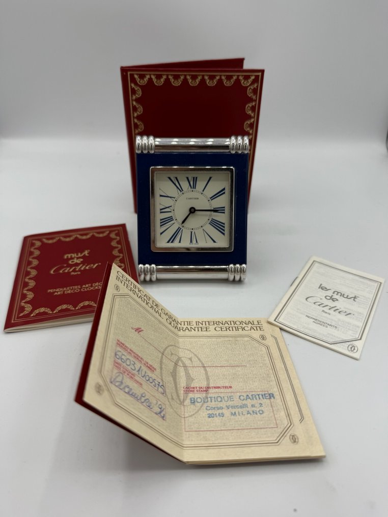 Orologio da tavolo cartier vintage shop