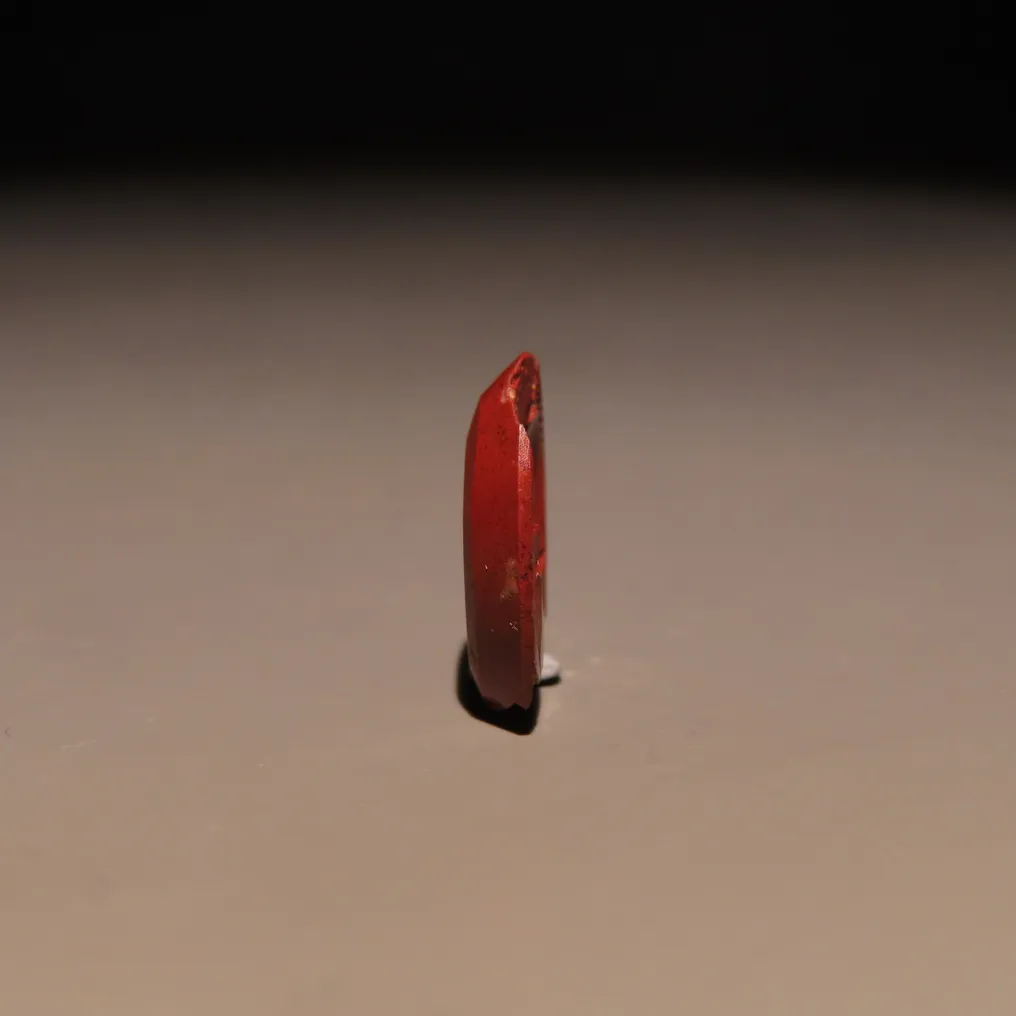 Ancient Roman Jasper Intaglio with the image of Mars. 1st-3rd century AD. 1.3 cm height.  (No Reserve Price) #3.2