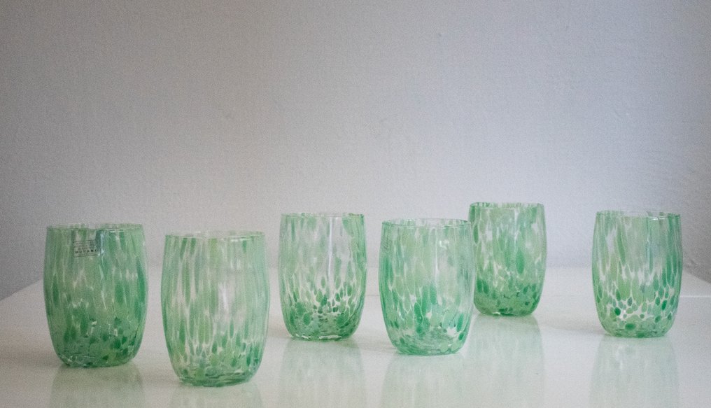 Ribes Atelier - Maryana Iskra - 饮具 - 穆拉诺玻璃 - 六件套眼镜 #3.2