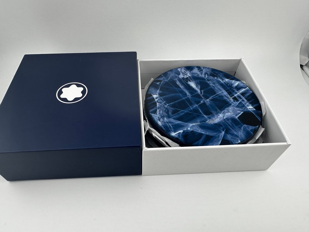 MONTBLANC - MONTBLANC - 杯垫 (4) - 冰川 - 金属 & 软木 #1.0