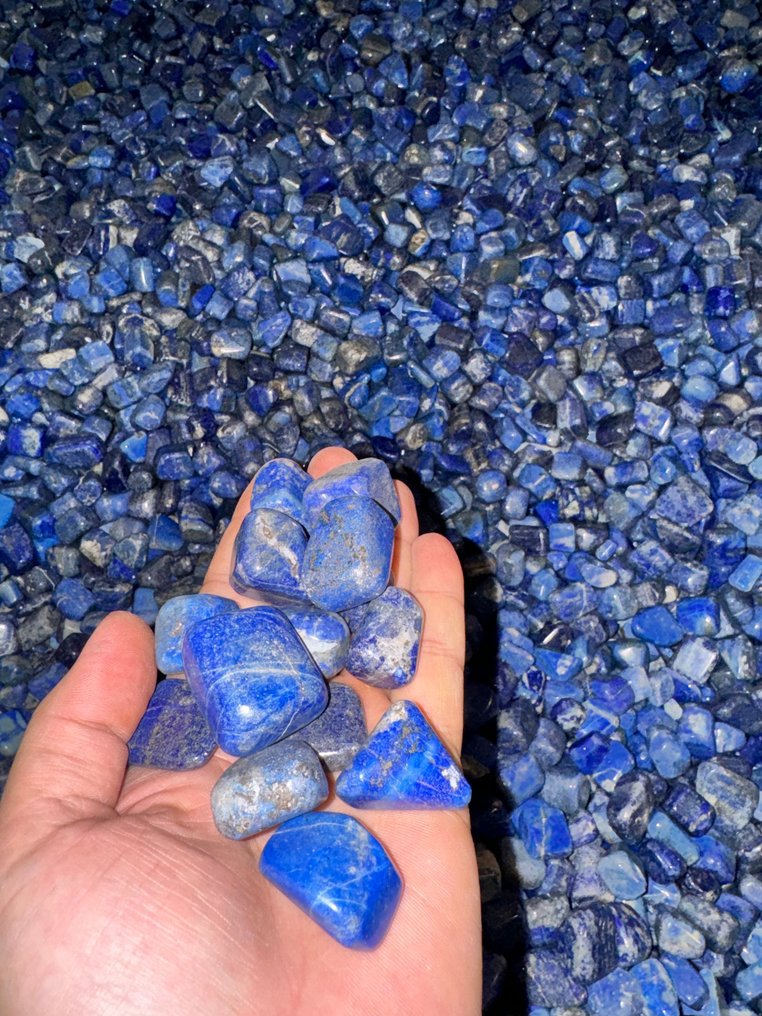 批发手工青金石 磨圆- 20 kg #1.0