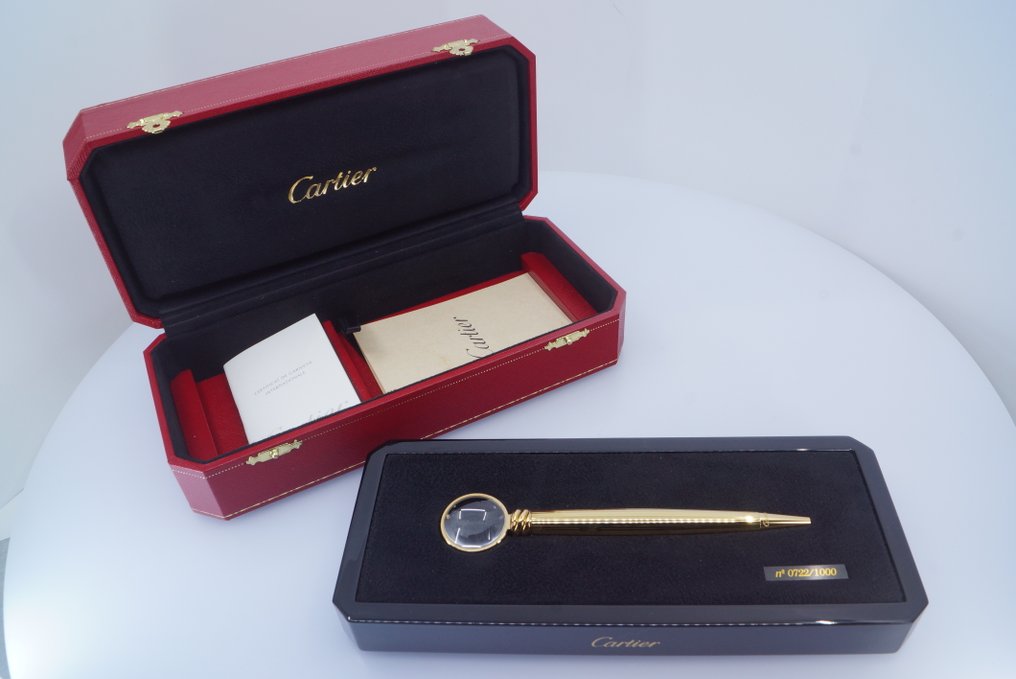 Cartier - Ballpoint with Lens - Limited Edition - Rare, Full Set - Penna a sfera #2.1