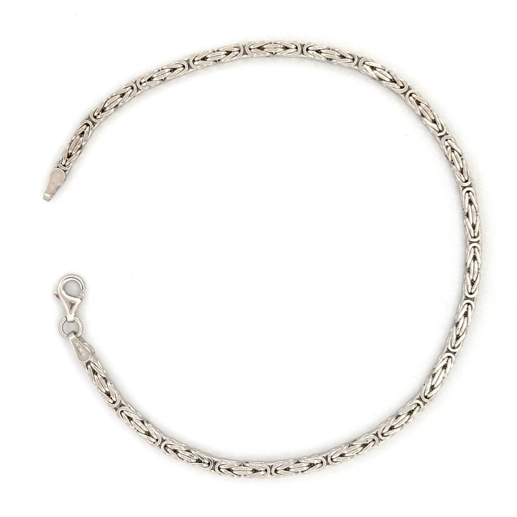 Handmade - 手鈪 - Bizantina - 3.3 g - 18 克拉 白金 #4.3