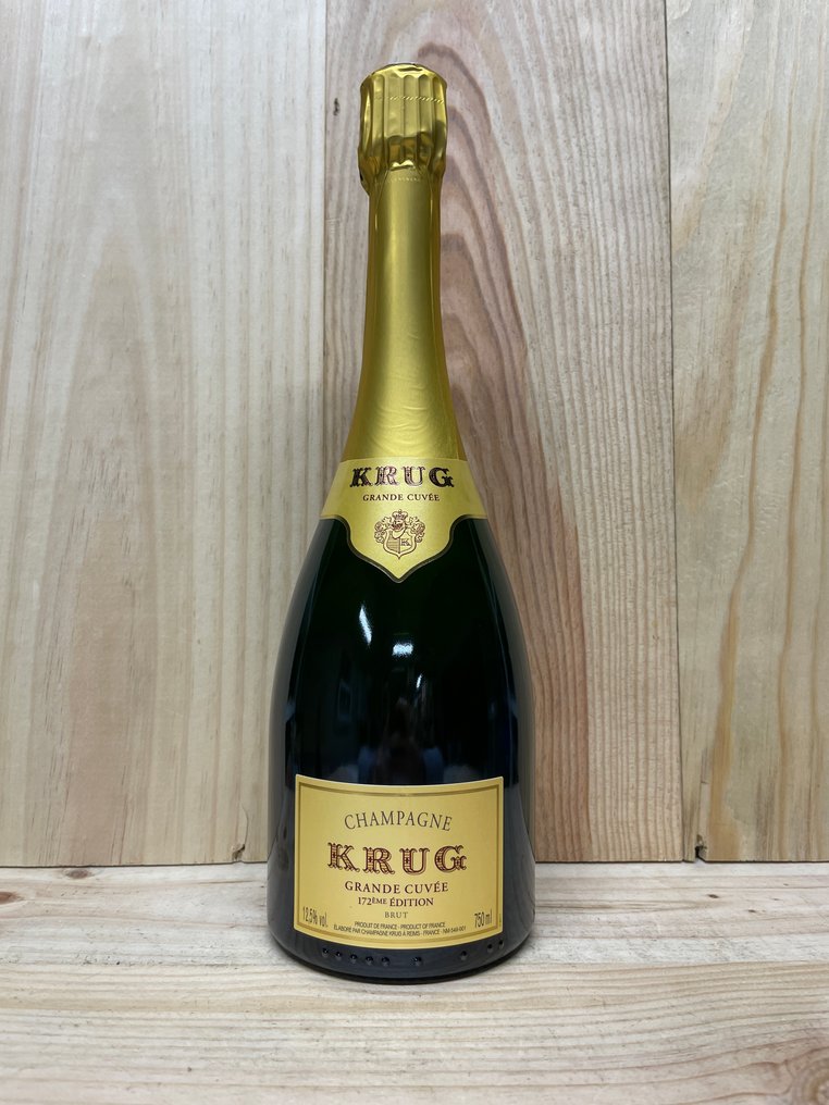 Krug, Grande Cuvée 172èmé édition - 香槟地 Brut - 1 Bottle (0.75L) #1.0