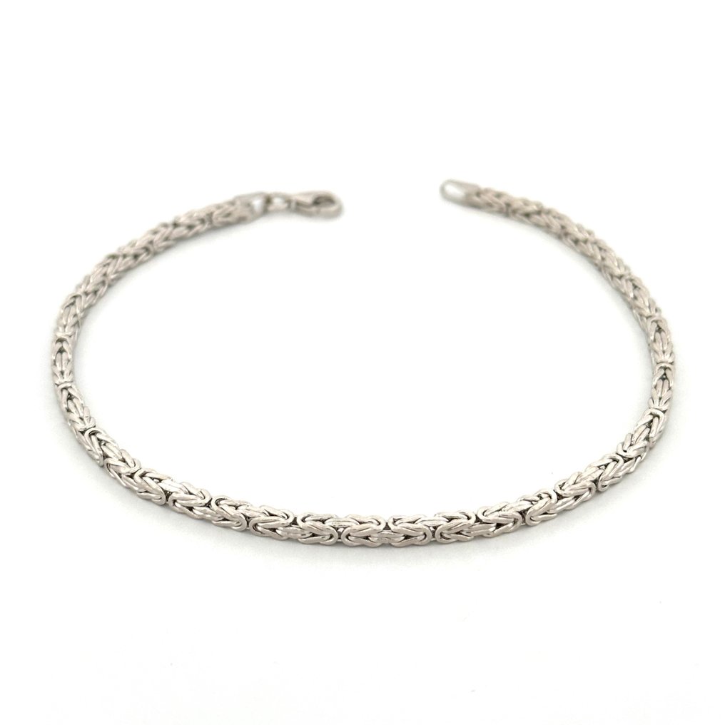 Handmade - 手鈪 - Bizantina - 3.3 g - 18 克拉 白金 #1.0