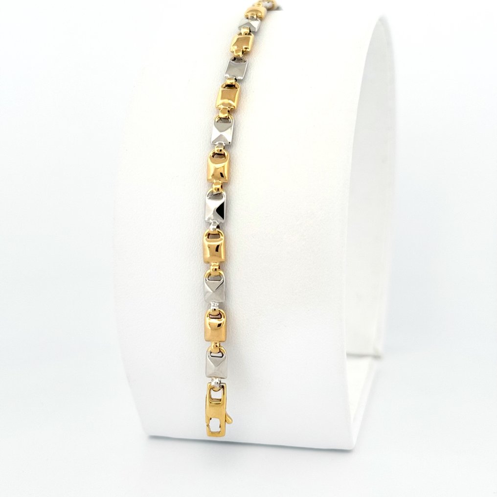 Handmade - Bracelet - 6.2 g - 18 carats Or jaune, Or blanc - Maistrello #2.1