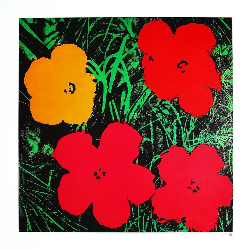 Andy Warhol (1928-1987) - Flowers - Te Neues licensed offset print #1.0