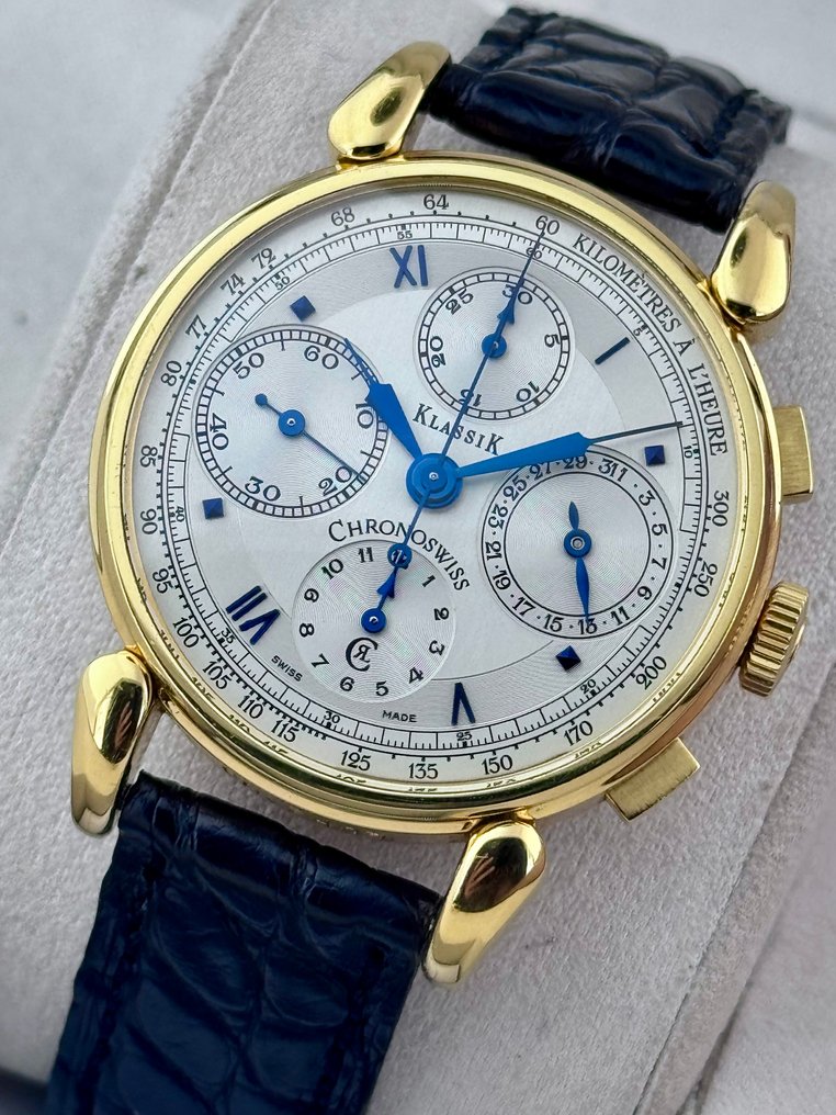 Chronoswiss KlassiK Automatic Chronograph Full set CH 7403 Men 2000 2010 auction online Catawiki