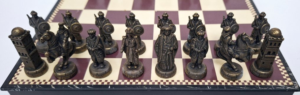 Chess set - "Reconquista" Cristianos Y Musulmanes - Metal #2.1