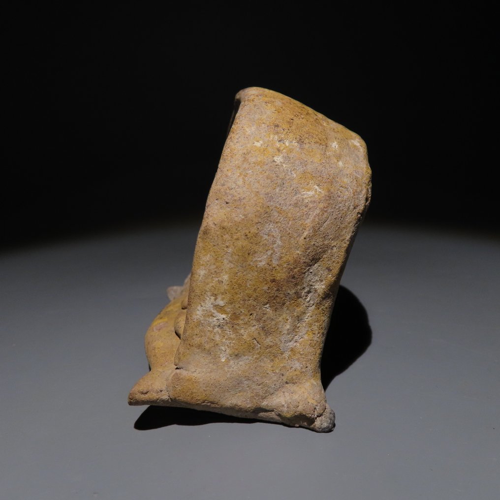 科利马,西墨西哥 Terracotta 两人房屋模型,约公元200年。高8.7厘米。西班牙进口许可证。 #4.3