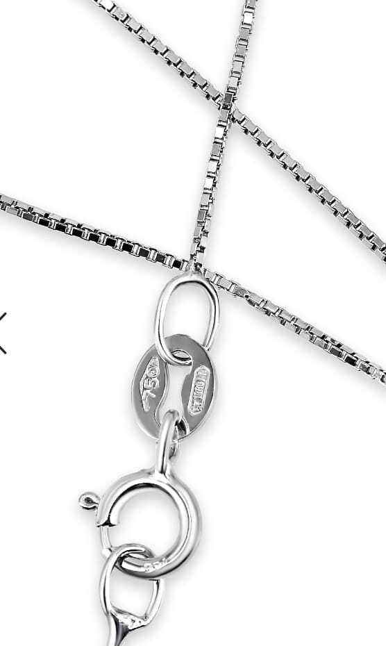 Sem preço de reserva - Colar - 18 K Ouro branco Diamante (Natural)  #3.2