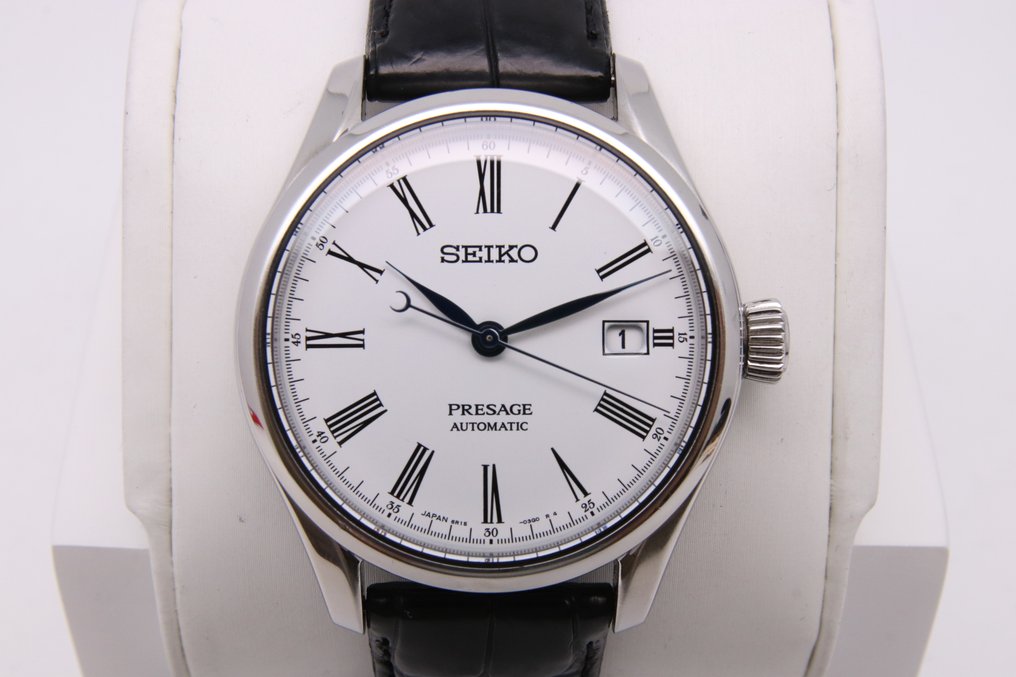 Seiko Presage No Reserve Price SARX019 6R15 03V0 White Enamel Dial Men 2011 present auction online Catawiki