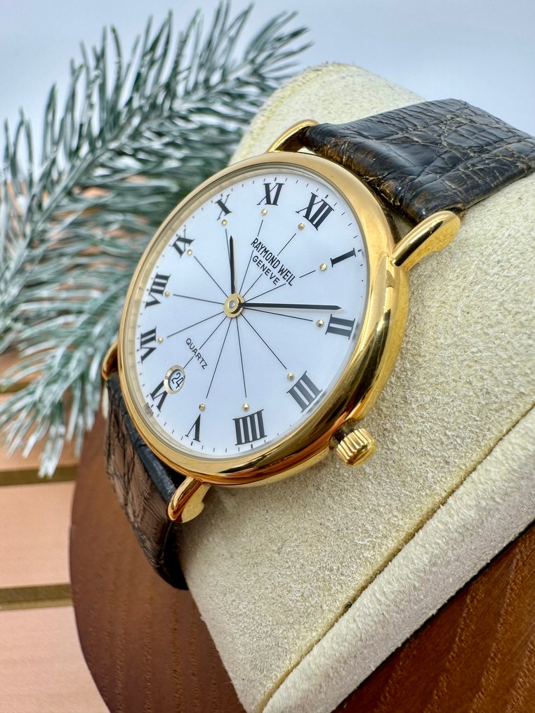 Raymond Weil Geneve 18k Gold Electroplated No Reserve Price 9124 Unisex 2000 2010 auction online Catawiki