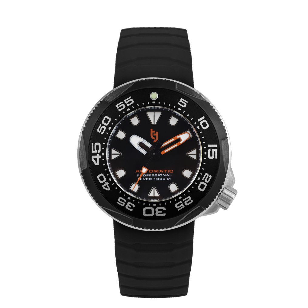 Tecnotempo - Diver's 1000M "Professional Diver" - Automatic - Limited Edition - TT.1000PD.B (Black) - Herre - 2020+  #1.0