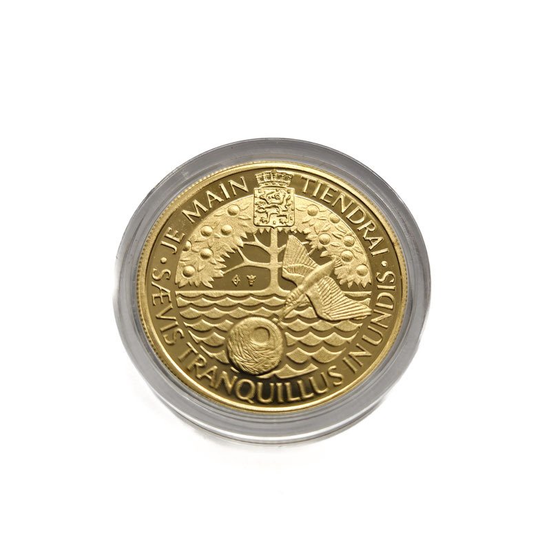 荷蘭. Gold medal Wilhelmina, vorstin in Goud #1.0