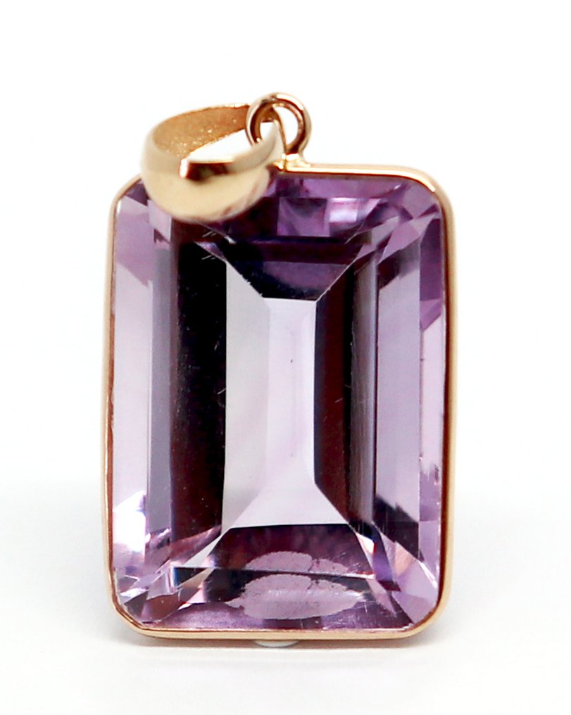 Sans prix de réserve - Pendentif - 14 carats Or jaune Améthyste #1.0