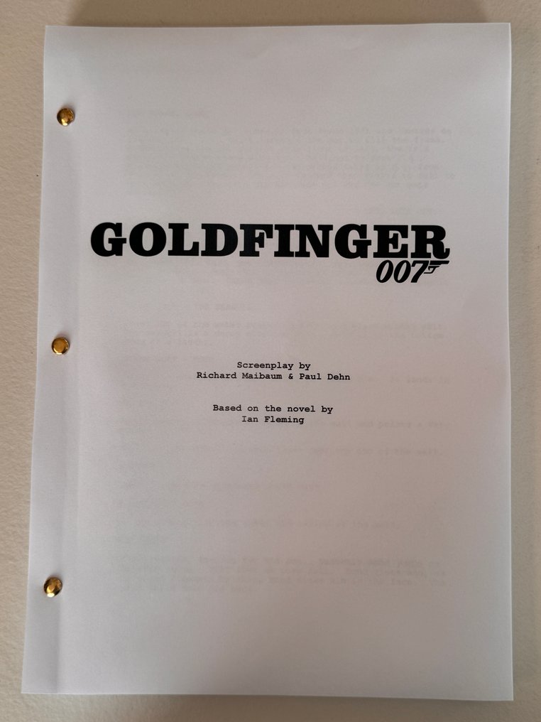 James Bond 007: Goldfinger (1964) Sean Connery Honor Blackman Gert