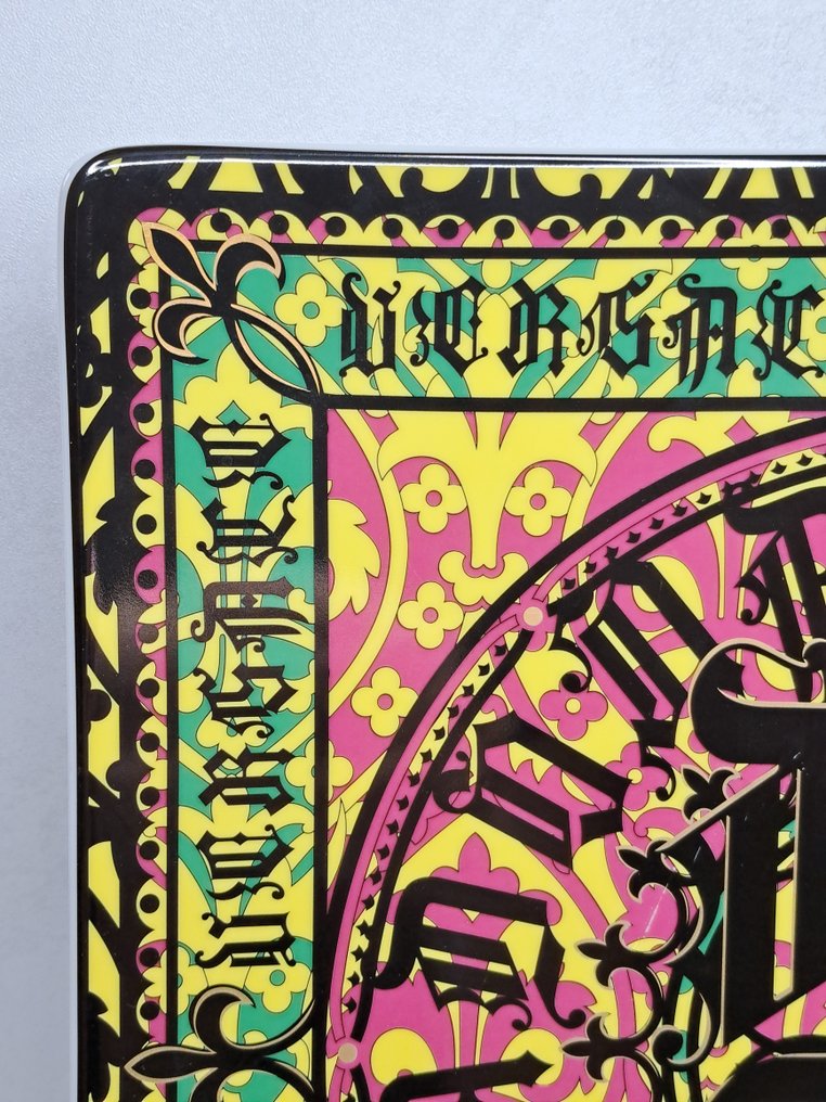 Rosenthal, Versace - Donatella Versace/Unicef - Wall plate - Celebrity Art Edition 1 / Nr.12 /With the Heart of a Teenager - Hartporzellan - Limited Edition DV 2004 #4.3