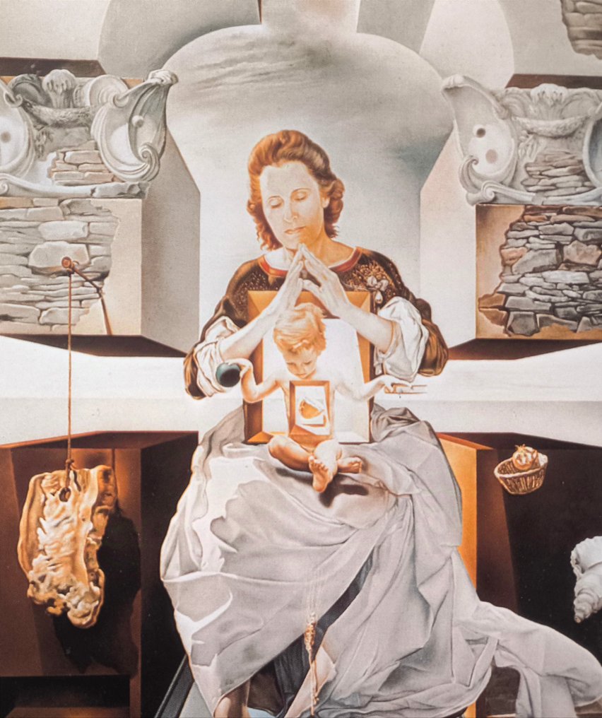 Salvador Dalí (1904-1989) (after) - "La Madonna de Port Lligat, 1950 " #1.0